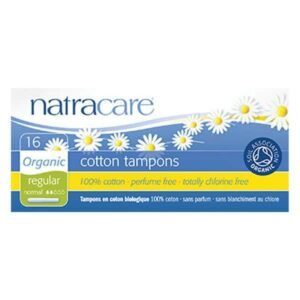 Natracare Organic Cotton Tampons with Applicator – Regular