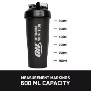 Alternative view of Optimum Nutrition Shaker Bottle 600ml Black Blender Ball