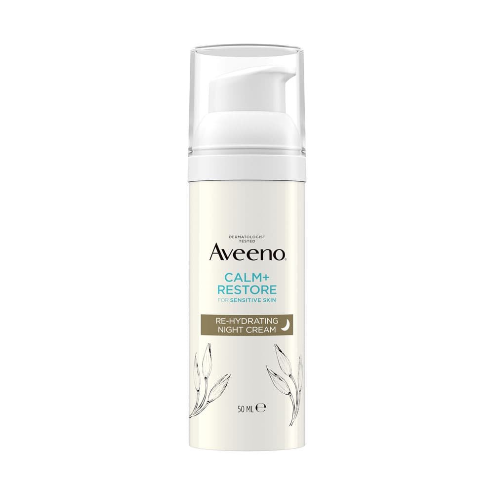 AVEENO FACE CALM + RESTORE® RE-HYDRATING NIGHT CREAM 50ml