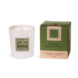 Scented Candle – Cedarwood, Nutmeg & Orange Candle