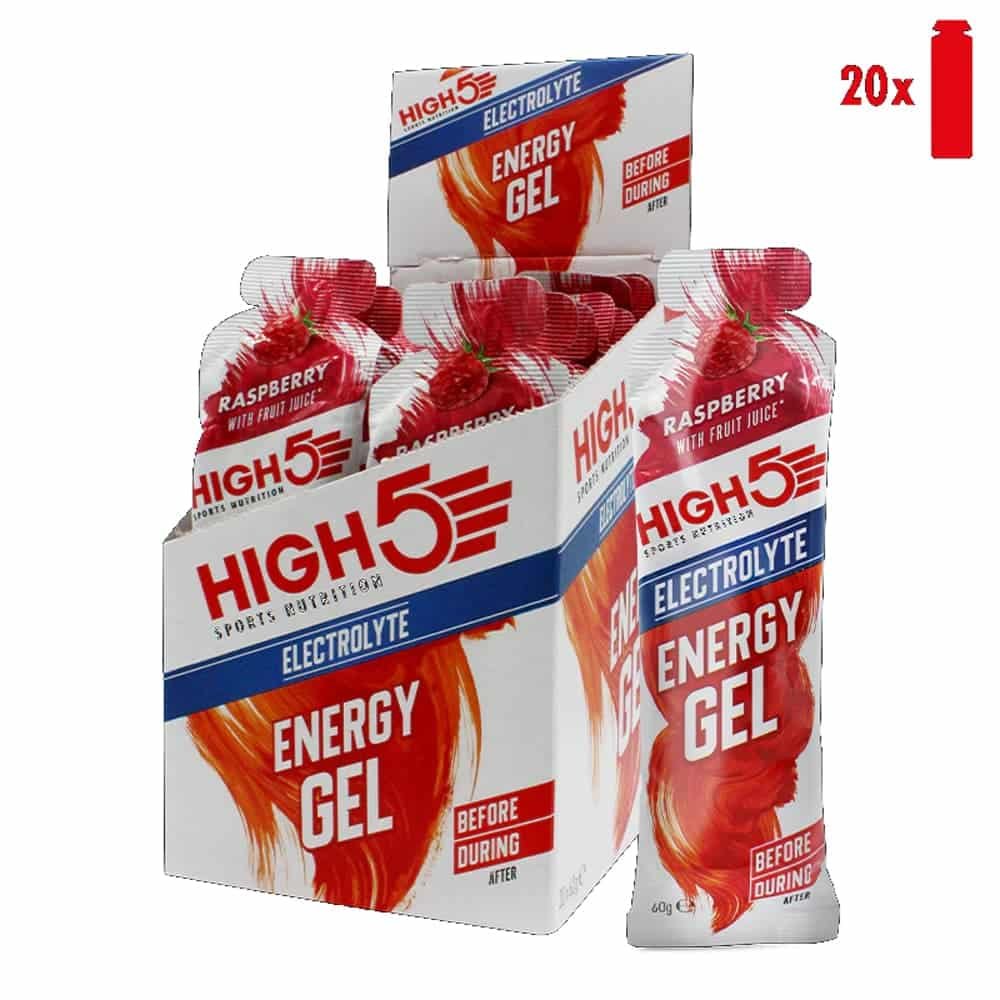 High5 Energy Gel Electrolyte – Raspberry flavour - Image 2