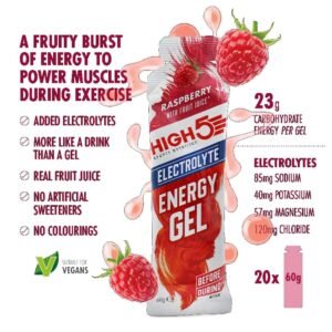 High5 Energy Gel Electrolyte – Raspberry flavour