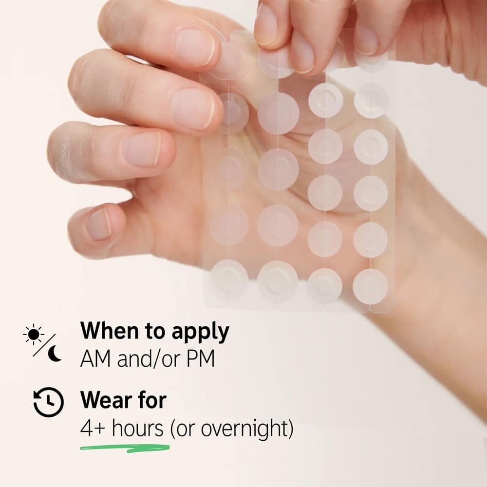 The Inkey List Hydrocolloid Invisible Pimple Patches (22 pack) - Image 3