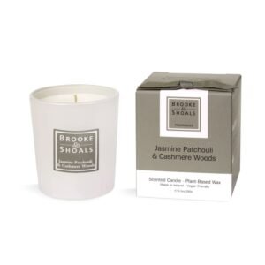 Brooke & Shoal Jasmine Patchouli  & Cashmere Woods Candle (190g)
