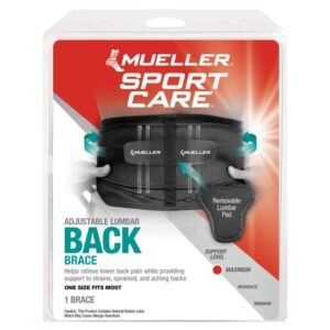 Alternative view of Mueller Lumbar Back Brace with Removable Pad