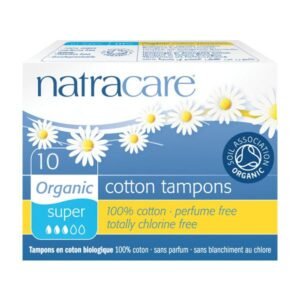 Natracare Organic Cotton Super Tampons (Non-Applicator)