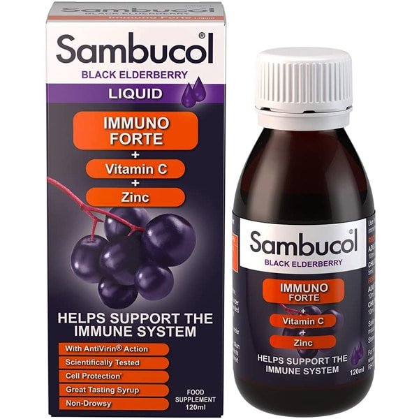 Sambucol Liquid Immuno Forte – Black Elderberry (120ml)