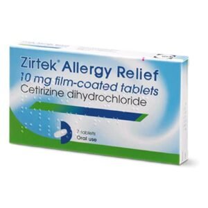 Zirtek Cetirizine 10mg Film Coated Tablets